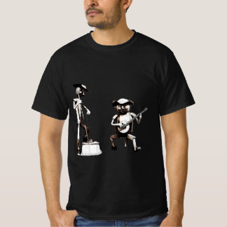 Camiseta estatua de músicos de bluegrass de Waynesville