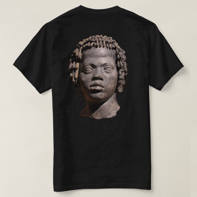 Camiseta Estatua de Nubia (Reverso del diseño)