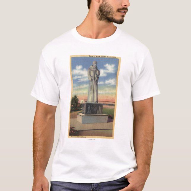 Camiseta Estatua de Padre Garces en el círculo de Garces (Anverso)
