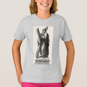 Camiseta Estatua de San Andrés Apóstol con cruz