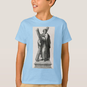 Camiseta Estatua de San Andrés Apóstol con cruz