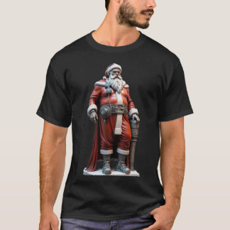 Camiseta Estatua de Steampunk Santa Claus