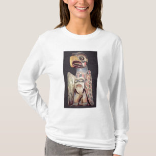Camiseta Estatua de "Thunderbird" del Haida (madera