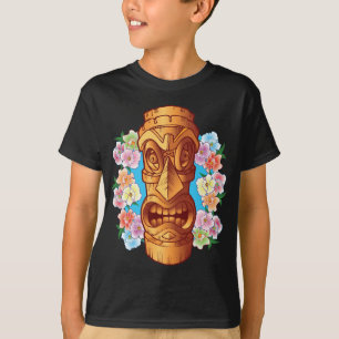 Camiseta Estatua de Tiki del dibujo animado
