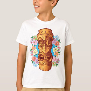 Camiseta Estatua de Tiki del dibujo animado