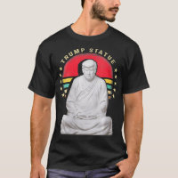 Estatua de Trump Buda al estilo ventilado chino fe