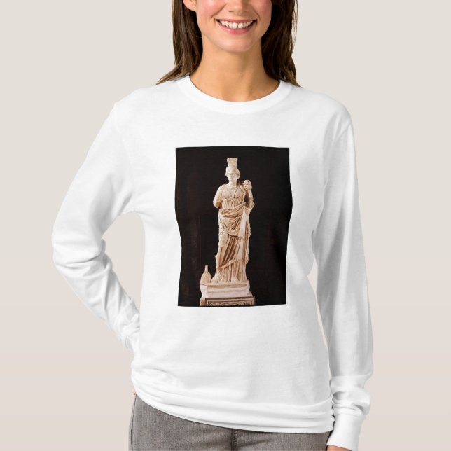 Camiseta Estatua de una diosa protectora (Anverso)