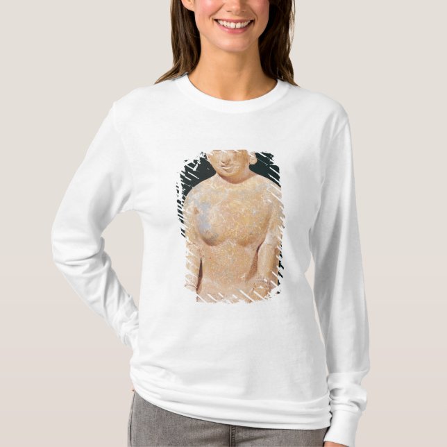 Camiseta Estatua de una mujer asentada (Anverso)