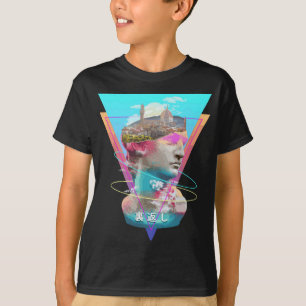 Camiseta Estatua de Vaporwave David Bust & Florence Italia 
