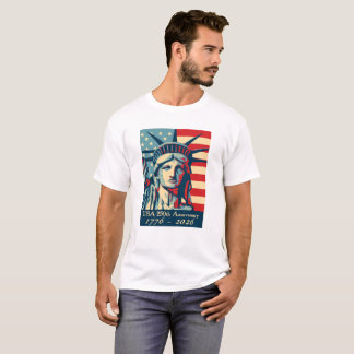 Camiseta Estatua del aniversario de los E.E.U.U. 250os de