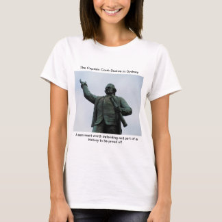 Camiseta Estatua del capitán Cook en Sydney
