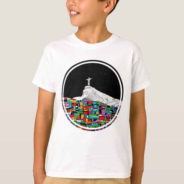 Camiseta Estatua del Cristo Redentor de Río (Anverso)