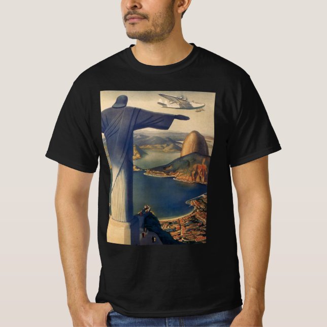 Camiseta Estatua del Cristo Redentor, Río de Janeiro, Brasi (Anverso)