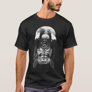 Camiseta estatua del dios griego Atlas regalo