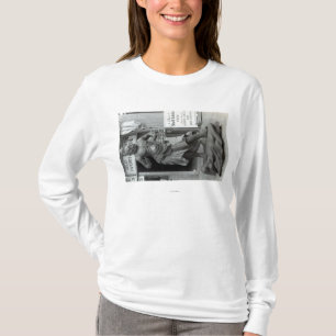 Camiseta Estatua del guardia del templo en la tienda