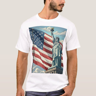 Camiseta Estatua del Orgullo de la Libertad unisex Tee