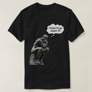 Camiseta Estatua del Pensador de Rodin - Creo que iré a ver