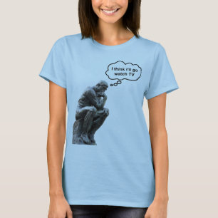 Camiseta Estatua del Pensador de Rodin - Creo que iré a ver