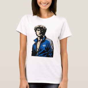 Camiseta Estatua divertida de David de Miguel Ángel con chá