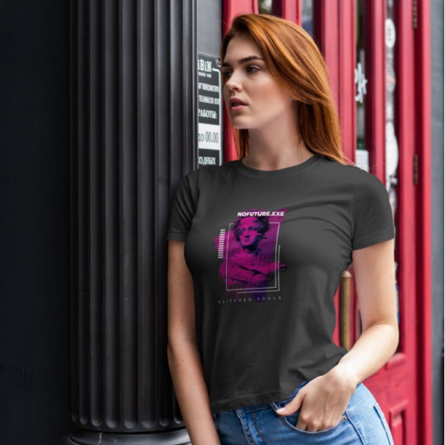 Camiseta Estatua enmarcada de Glitch (Subido por el creador)