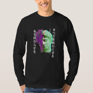 Camiseta Estatua griega de la onda sinthwave vaporwave Glit