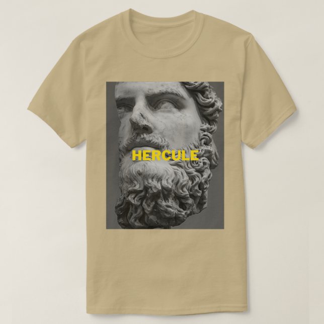 Camiseta Estatua griega Hércules (Diseño del anverso)