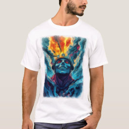 Camiseta estatua La sombría expresión oscura ascendiente