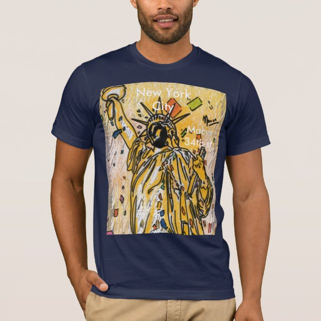 Camiseta Estatua Patriótica de la Libertad ilustracion 4 de (Anverso)