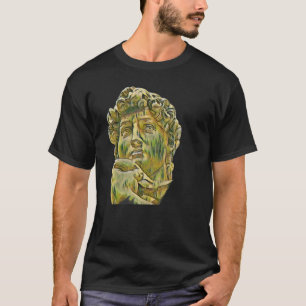 Camiseta Estatua Romana de la Antigua Italia Profesor Abstr