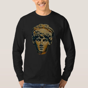 Camiseta Estatua Romana Italia Antigua Profesora Abstracta 