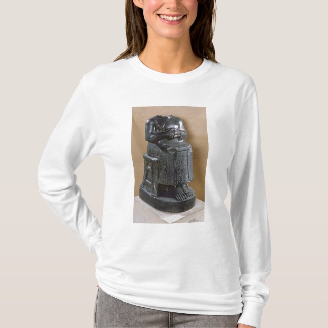 Camiseta Estatua sin cabeza de príncipe Gudea como (Anverso)