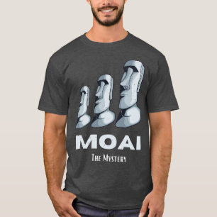 Camiseta Estatuas de la Isla de Pascua de Rapa Nui Moai enc