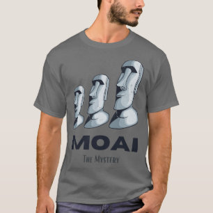 Camiseta Estatuas de Rapa Nui de las Islas de Pascua de Moa