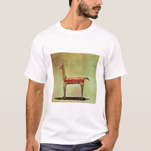 Camiseta Estatuilla de plata de la llama, de Perú, despué
