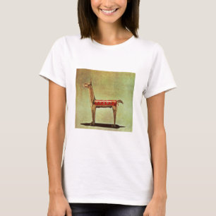Camiseta Estatuilla de plata de la llama, de Perú, despué