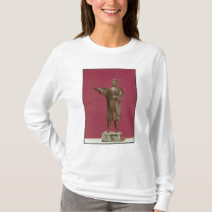 Camiseta Estatuilla de un hombre que lleva un sagum