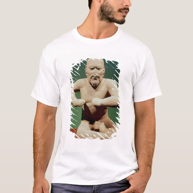 Camiseta Estatuilla de un luchador (Anverso)