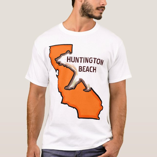 Camiseta Estatus de los naranjas de Huntington Beach Califo (Anverso)