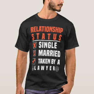 Camiseta Estatuto De Relación De Abogado Adoptado Por Un Ab