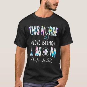 Camiseta Este amor de enfermera es un regalo del día de la