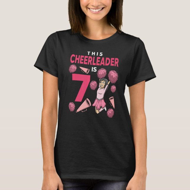 Camiseta Este animador es cumpleaños número 7 (Anverso)