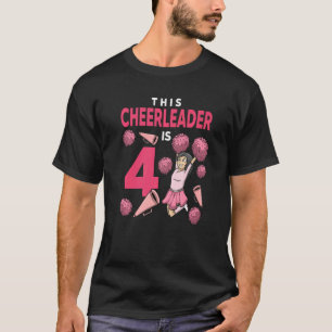 Camiseta Este animador está animado por los 4 cumpleaños