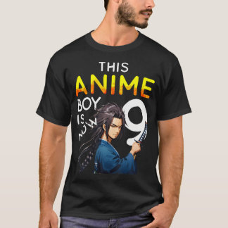 Camiseta Este Anime Boy Tiene Ahora 9 Años Noveno Kaw