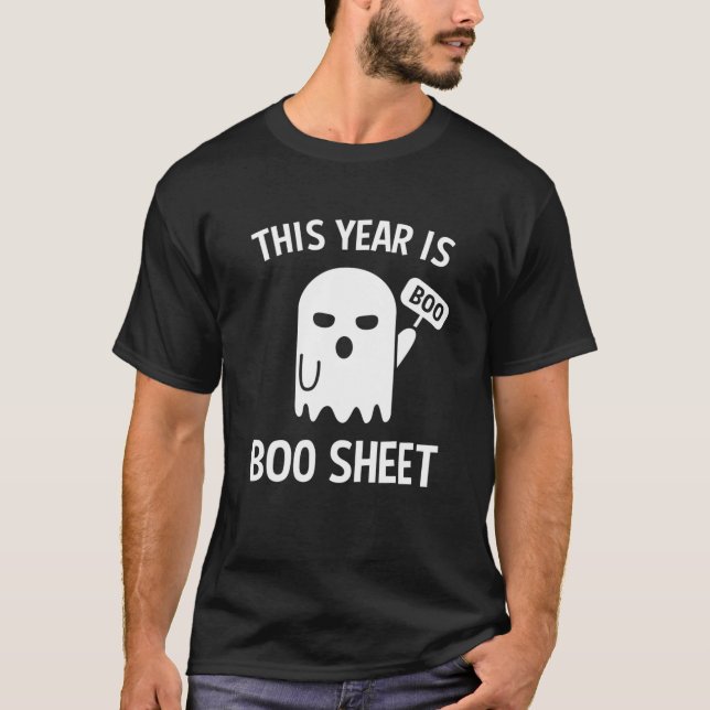 Camiseta Este año es un regalo de meme de Fantasma Hallowee (Anverso)