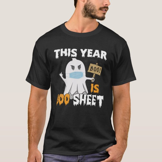 Camiseta Este año es un regalo de meme de Fantasma Hallowee (Anverso)