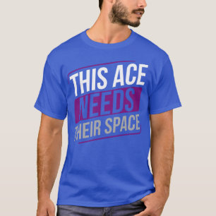 Camiseta Este As Asexual Necesita su Asexualidad Espacial L