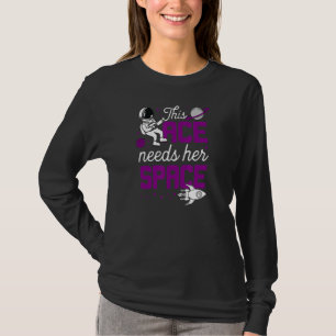 Camiseta Este As Necesita su espacio, su orgullo asexual mo