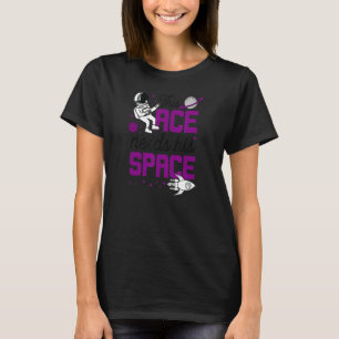 Camiseta Este As Necesita su espacio, su orgullo asexual mo