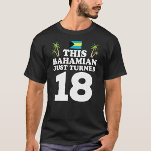 Camiseta Este bahameño acaba de cumplir 18 años en Bahamas