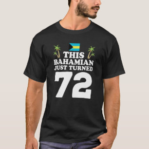 Camiseta Este bahameño acaba de cumplir 72 años en Bahamas